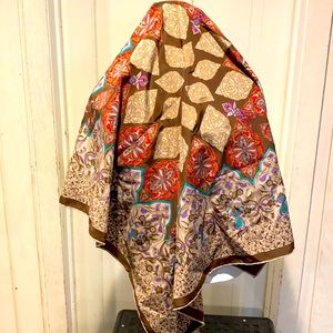 Vakko 100% silk scarf